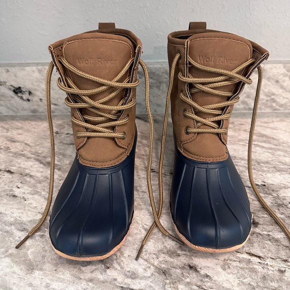 Wolf River Women's Duck Boots women's Sz 9 - Picture 2 of 9